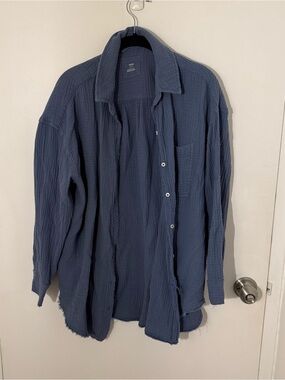 aerie cover up shirt
